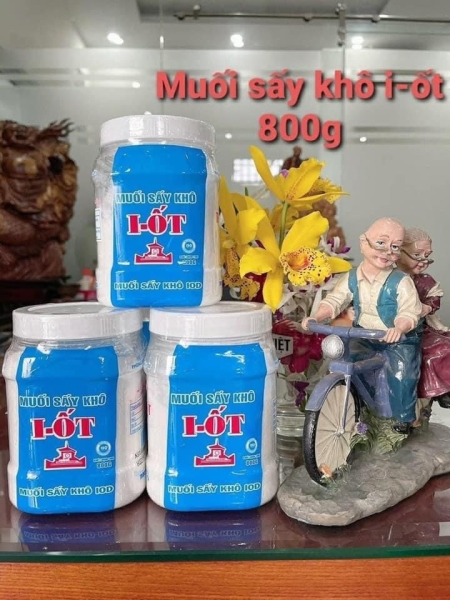 Muối sấy khô IOD 1 kg - Muối IOD Thành Phát - Công Ty TNHH TM DV Sản Xuất Muối IOD Thành Phát
